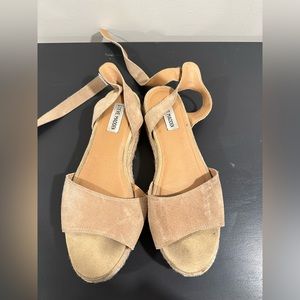 Steve Madden Tan Espadrille Sandals